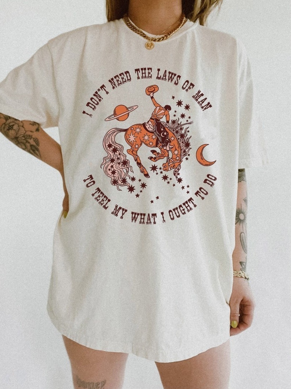 I Dont Need The Laws Of Man To Tell Me What I Ought To Do Shirt